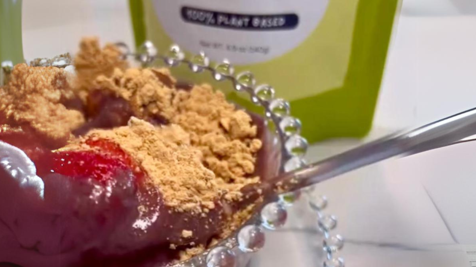 Nutrient-Packed Acai Kinako Bowl